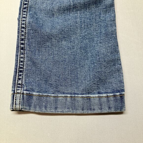 abercrombie kids Girls Low Rise Bootcut Jeans Size 5/6 Regular Y2K Medium Wash - Picture 8 of 10